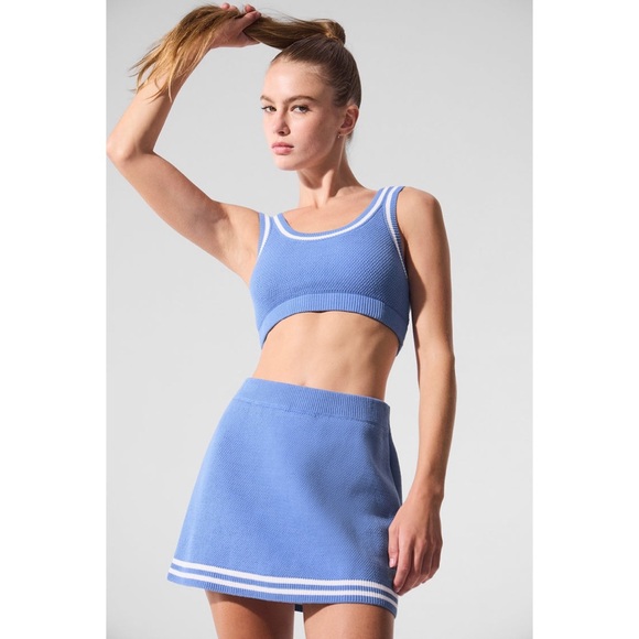 Alo Tennis Club Sweater Knit Bra - Picture 3 of 9